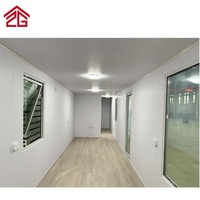2 ou 3 chambres à coucher Mobile Préfabriqué Living Tiny Villa Cabin House Décoration luxueuse Tiny House à vendre Allstar Glass Door Modern