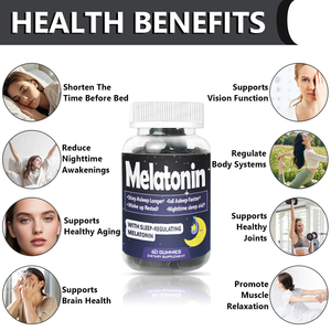 Gomitas para Dormir Extra Fuertes con 5 <span class=keywords><strong>mg</strong></span> de Melatonina, Gomitas para Dormir Profundamente con Vitamina <span class=keywords><strong>B6</strong></span>, Suplemento para un Sueño Reparador - Product Image 2