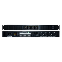 Amplificateur de puissance audio professionnel OBT-DM400 4 canaux 300 Watts HiFi, boîtier métallique professionnel pour la maison