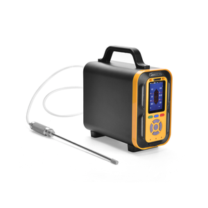 เครื่องตรวจจับก๊าซอิเล็กทรอนิกส์อัตโนมัติแบบปรับแต่งได้ CH4 0-5000ppm แบบพกพา C2H2 CH3CHO C2H60 เครื่องตรวจจับก๊าซ 1 ปี สำหรับสารเคมี - Product Image 1