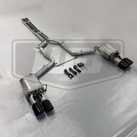 Kit d'échappement en acier inoxydable pour Porsche Panamera Turbo/Turbo S 4.8 3.6 970, avec soupape électronique de 70 mm de diamètre large