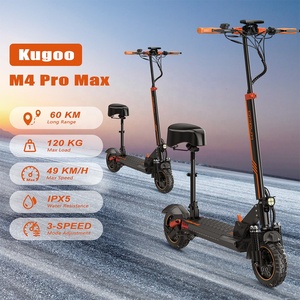 KUGOO M4 PRO MAX Scooter Eléctrico Plegable Todoterreno, Motor de 600W, Alcance de 60KM, Patineta Eléctrica para Adultos - Product Image 2