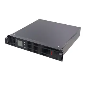 19 인치 랙 마운트 ups 220 볼트 ture 사인파 1kva 2kva 3kva ups