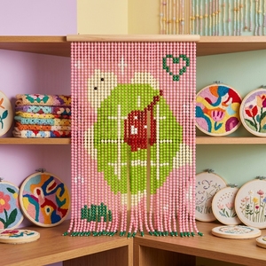 Kit de rideau de perles tortue DIY moderne et décoratif pour la maison, facile à réaliser, à suspendre à la porte ou au mur, cadeaux pour adultes, marque OEM chinoise - Product Image 5