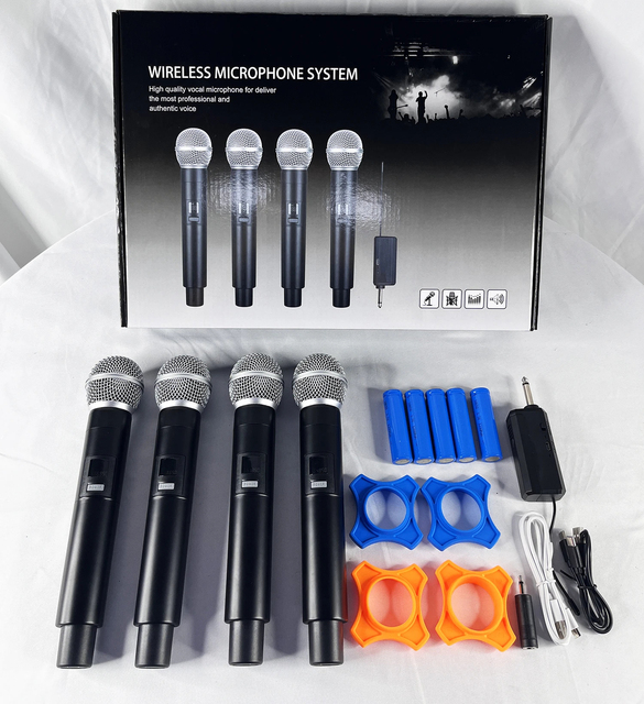 Hot Selling Wireless Mobile Microphone Radio Karoke Dynamic UHF Wireless Recording Microphone With Great Price