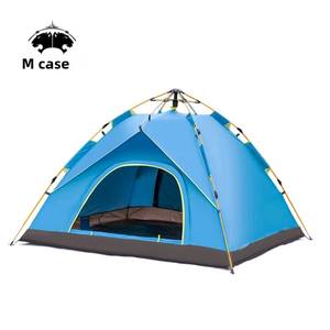 Tente de camping portable pliable entièrement automatique, protection solaire, imperméable, tissu Oxford 210T, plage, pique-nique, camping - Product Image 2