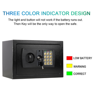 380*300*300mm Nặng nhiệm vụ khách sạn treo tường chống cháy điện tử kỹ thuật số khóa an toàn hộp sản xuất thép Bí Mật Mã truy cập - Product Image 5