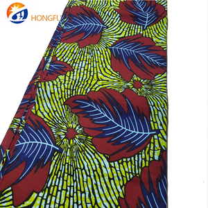 Tessuto in organza africana batik anti-pilling, tessuto cardato con ricchi motivi, tinta unita, peso medio, per ragazze e ragazzi - Product Image 6