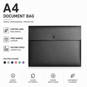 Cartella Portadocumenti <span class=keywords><strong>A4</strong></span> in PP con Logo Personalizzato, Busta in Plastica con Chiusura <span class=keywords><strong>a</strong></span> Bottone <span class=keywords><strong>a</strong></span> Pressione per Ufficio, Scuola, Regalo Promozionale OEM - Product Image 1
