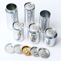 Vente en gros de canettes en aluminium de qualité alimentaire personnalisées de 190 ml/250 ml/330 ml/355 ml/500 ml pour les boissons