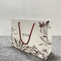 Sac en papier recyclé de luxe personnalisé avec poignée en ruban, emballage cadeau élégant pour vêtements, chaussures, logo personnalisé, estampage or, lunettes
