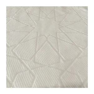 Tessuto trapuntato in cotone doppio lato di alta qualità in tinta unita di alta qualità progettato per materassi
