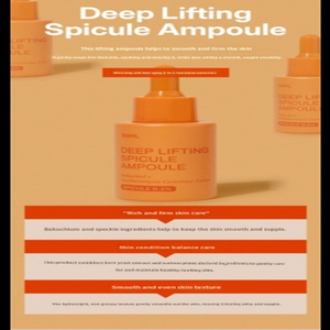 เซรั่ม DEEP AQUA SPICULE AMPOULE-K-Beauty บำรุงผิวให้ชุ่มชื้นและกระจ่างใส ช่วยฟื้นฟูผิว กระชับรูขุมขน และลดเลือนริ้วรอย - Product Image 2