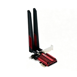 อะแดปเตอร์เครือข่ายไร้สายอินเทล <span class=keywords><strong>AX210</strong></span> สำหรับการเล่นเกมอีสปอร์ต กิกะบิต ไวไฟ <span class=keywords><strong>6E</strong></span> ในตัว ตัวรับสัญญาณ BT5.4 ความเร็ว 5374Mbps AXE3000 - Product Image 1