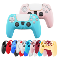 Étui de protection antichoc en silicone pour manette PlayStation 5 Switch 2 PS5 avec grande ouverture de charge, design couleur unie