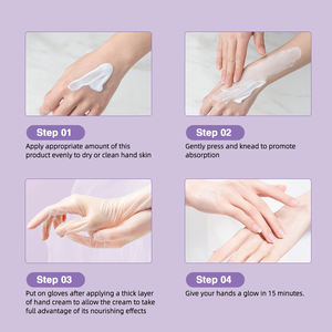 Özel Logo özel etiket organik derin nemlendirici yatıştırıcı tamir beyazlatma nemlendirici anti kırışıklık el kremi - Product Image 5