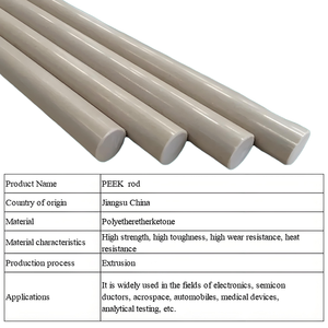 แท่งพลาสติก <span class=keywords><strong>PEEK</strong></span> เจิ้ง 10-250 มม. ผลิตจากพลาสติกวิศวกรรมบริสุทธิ์ 100% ความหนาแน่น 1.3 กรัม/ซม. ขนาดปรับแต่งได้ ได้รับการรับรองมาตรฐาน ISO9001 จัดส่งรวดเร็ว - Product Image 2