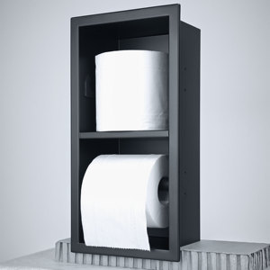 Giấu ẩn 304 thép không gỉ lõm treo tường mô Hộp giấy vệ sinh khăn giấy thích hợp tắm thích hợp phòng tắm - Product Image 3