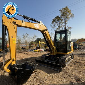 รถขุดตีนตะขาบแคตเตอร์พิลลาร์ CAT307E มือสอง ขนาด 7 ตัน ระบบไฮดรอลิก จัดส่งรวดเร็ว - Product Image 1
