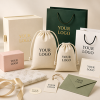 Sac en toile à cordon de serrage, sac anti-poussière en coton, pochette à bijoux avec logo personnalisé imprimé, différentes tailles, emballage cadeau, vente en gros