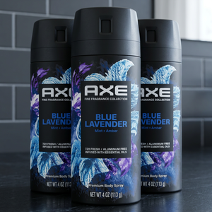สเปรย์ระงับกลิ่นกาย AXE พรีเมียม บลูลาเวนเดอร์ ปกป้อง 72 ชั่วโมง แพ็ค 3 ชิ้น สำหรับผู้ชาย ขนาด 4 ออนซ์ - Product Image 2