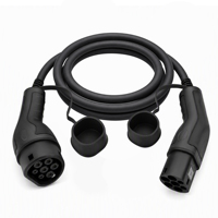 Câble de recharge pour véhicule électrique 5m, Type 2 vers Type 2, Kit de câble de recharge pour VE, Nouveau chargeur AC 16-32A pour voitures