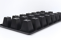 Plateau de semis multi-cellules en plastique pour jardin domestique, serre, herbes et fleurs – Plateau de germination et de culture