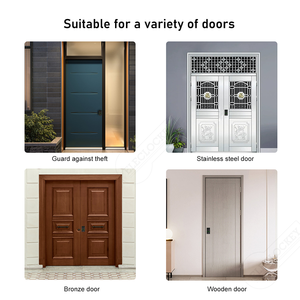 Serrure de porte intelligente à code numérique en aluminium avec application Tuya, biométrique, empreinte digitale, carte numérique, poignée de porte automatique intelligente - Product Image 6