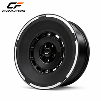Jantes de voiture pour passagers CF 5x139.7 64.1 adaptées aux Rivian R1T R1S, forgées, brossées noires, pleine face, ODM