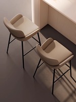 Chaises hautes de bar en cuir PU de luxe moderne, mobilier de salle à manger de haute qualité, articles d'ameublement pour la maison, hôtels, gymnases, chambres, cuisines