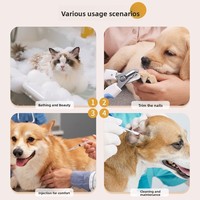 Support de bain pliable et imperméable Furrivo pour animaux de compagnie, avec hamac de toilettage en maille pour petits chiens et chats