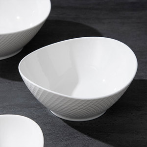 環境に優しいボヘミアンスタイルの白い磁器食器セットプレート - Product Image 4