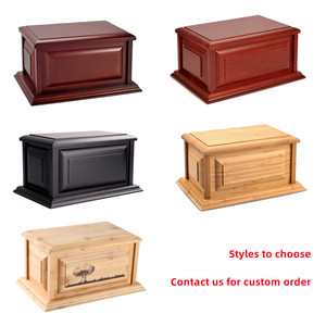 木制骨灰盒手工批发殡葬用品木制火化骨灰盒成人骨灰