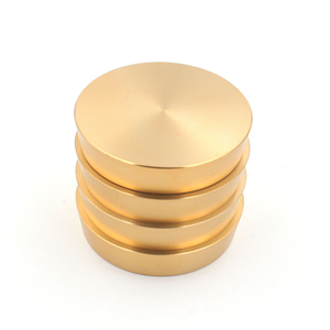 Feature Product 4 Parts 2.2inch Gold Aluminum Spice <b>Herb</b> <b>Grinder</b> Custom logo Available - Product Image 2