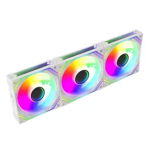 Hongyi OEM 120mm 120 RGB ARGB Wireless Splicing Building Block Pc <b>Fan</b> - Product Image 4