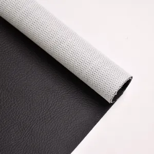 Upholstery Hot Sale Wholesale 0.8MM Faux Vinyl Leather Synthetic Leather Material PVC Fabric For Upholstery Sofa/Car Seats/Interior