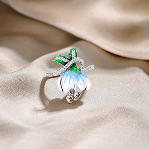 Elegante Anello a Fiore per Donne, Gioiello da Dito alla Moda - Product Image 6