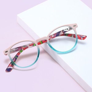 Lunettes de lecture à mise au point unique unisexe, <span class=keywords><strong>monture</strong></span> PC légère, bloquant la lumière bleue, presbytie, couleur rouge pour hommes et femmes - Product Image 2