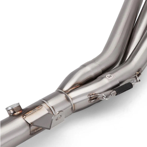 Échappement de moto pour Yamaha MT-09 2021-2023, section avant modifiée en acier inoxydable, <span class=keywords><strong>silencieux</strong></span> d'échappement <span class=keywords><strong>MT09</strong></span> - Product Image 4