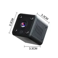 Mini Cámara IP Inalámbrica HD 1080P con Sensor CMOS, WiFi, Seguridad, Vigilancia, Visión Nocturna, Batería Integrada, Monitor Inteligente para el Hogar y Deportes