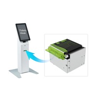 KP-830 imprimante de kiosque thermique intégrée de 80mm | Impression de carte d'embarquement et de billet de coupon | Conception compacte | Cycle de service 24/7