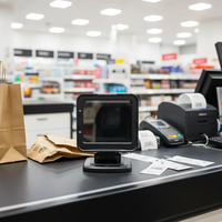 Lecteur de codes-barres CMOS spécialisé Minde MP8600 pour supermarchés, paiement rapide, OEM ODM, garantie 1 an, stock d'occasion avec SDK