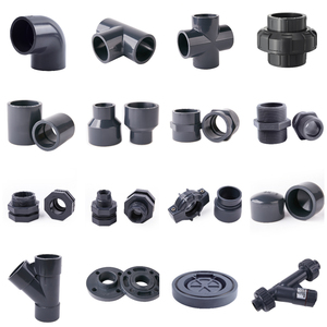 PVC water supply and drainage plastic plastic fittings Tee pipe pvc fittings for plumbing