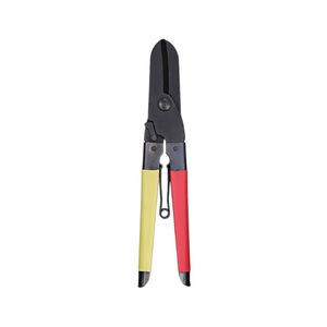 Industrial Tin <b>Shears</b> Carbon Steel Smooth Edge Red Handle Heavy Duty Metal Cutting <b>Tool</b> For Wire And Sheet Metal - Product Image 2