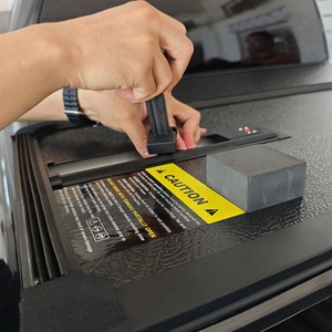 Cứng trifold tonneau bìa cho 2012-2018 <span class=keywords><strong>Mazda</strong></span> Bt-50 đôi <span class=keywords><strong>Cab</strong></span> 4.9 'giường 2020-2025 Nhôm Xe tải giường Bìa - Product Image 5