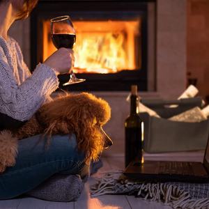 Panier de rangement pliable en feutre gris foncé avec 2 compartiments et 1 poignée pour organiser Magazines, journaux, livres et albums - Product Image 6