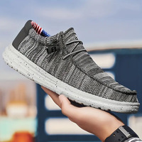 Chaussures de sport épaisses en toile tendance pour hommes, style mocassins, à enfiler, décontractées, de haute qualité, de marque de créateur, vente en gros