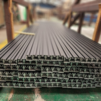 Système de rails coulissants en aluminium sur mesure OEM, pièces de porte coulissante en acier inoxydable avec services de CNC et de micro-usinage