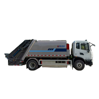 Camion compacteur de déchets électrique pur Dongfeng New Energy 15 m³ 4x2 automatique pour l'assainissement municipal