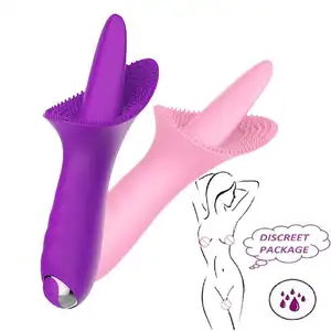 10 Speed tongue vibrator Licking Tongue Vibratorfor female masturbator G Spot Clitoral Vibrator Clit Tickler Sex Toy